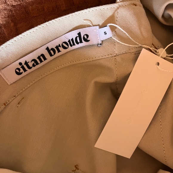 Small Eitan Broude The Plumber Pants: Creme - Picture 4 of 6